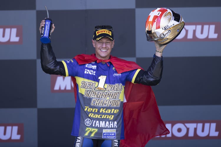 Endlich Weltmeister: Domi Aegerter