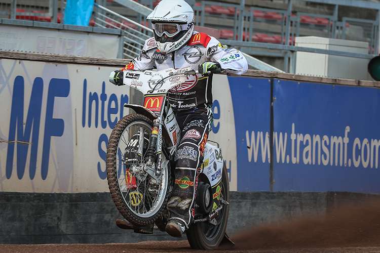 Martin Smolinski beim Sondertraining in Landshut