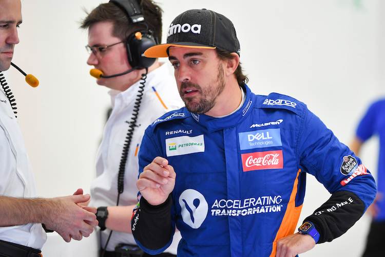 Fernando Alonso in Bahrain
