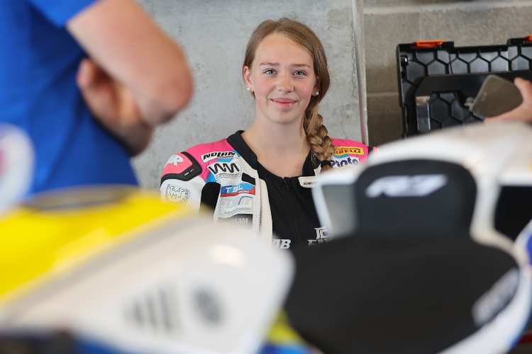 Lucy Michel ist zufrieden mit dem Cremona-Test