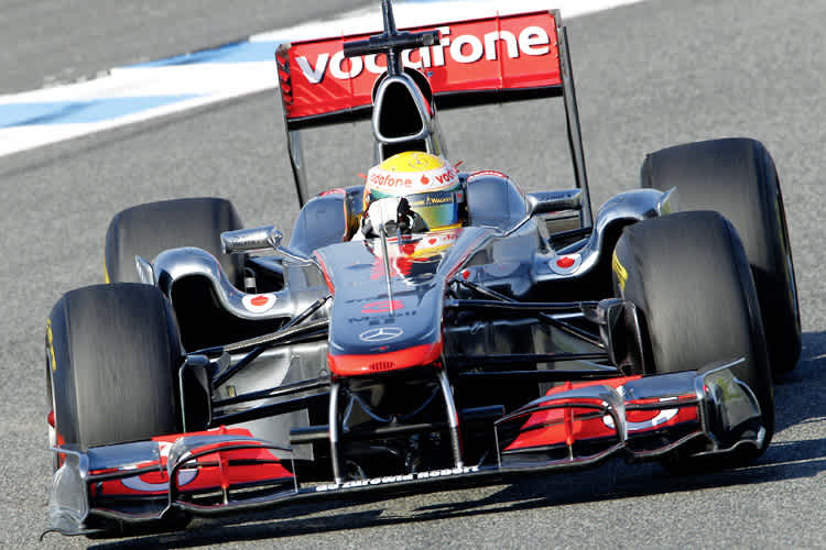 Derzeit Vettel-Jäger Nummer 1, Lewis Hamilton