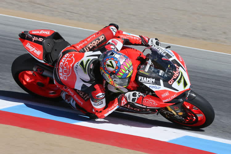 Chaz Davies konnte seine Zeit nicht verbessern