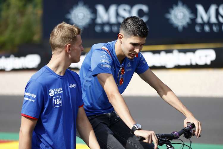 Mick Schumacher und Esteban Ocon