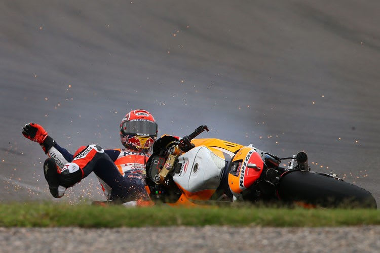Marc Márquez stürzte in Argentinien in Führung liegend