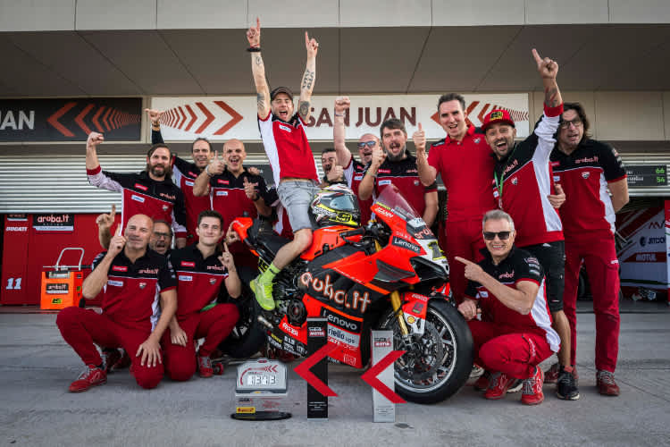 Alvaro Bautista und Ducati haben viel zu jubeln