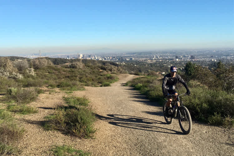Daniel Ricciardo auf den Hügeln jenseits von Los Angeles