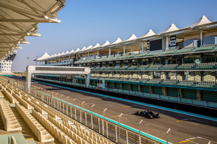 Fernando Alonso auf dem Yas Marina Circuit