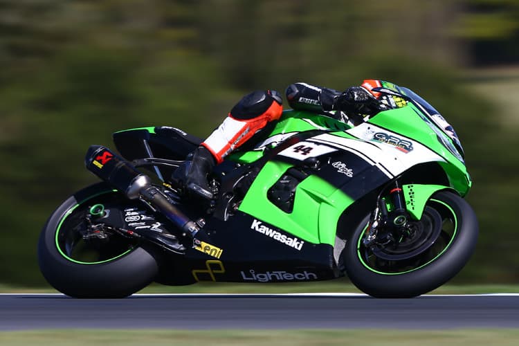 David Salom fährt für Pedercini Kawasaki