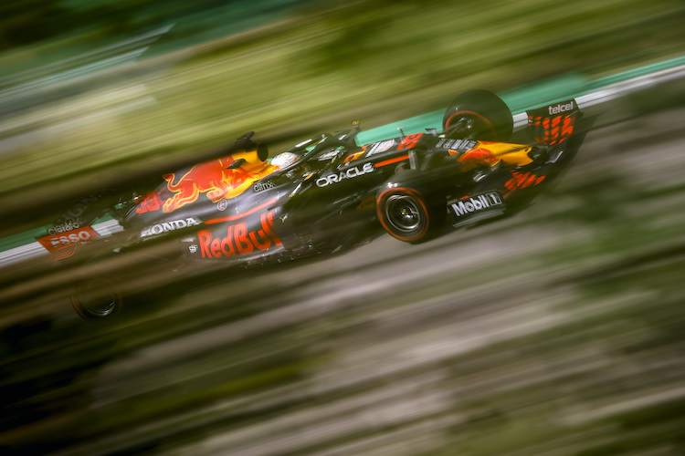 Max Verstappen stellte im dritten Training in Imola seinen Speed unter Beweis