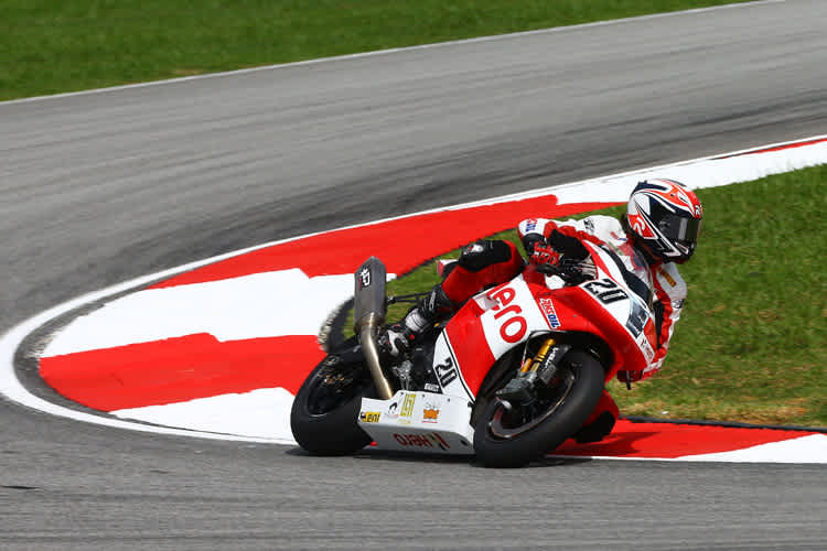 Aaron Yates sah weit und breit keine Gegner – so weit war er hinten