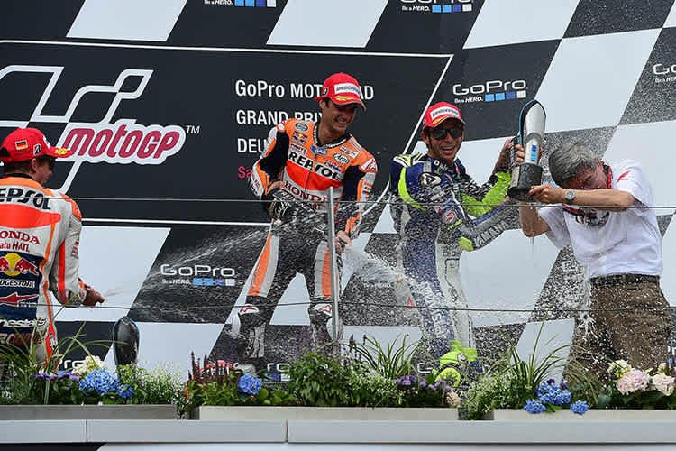 Marc Márquez feierte 2015 seinen sechsten Sieg auf dem Sachsenring