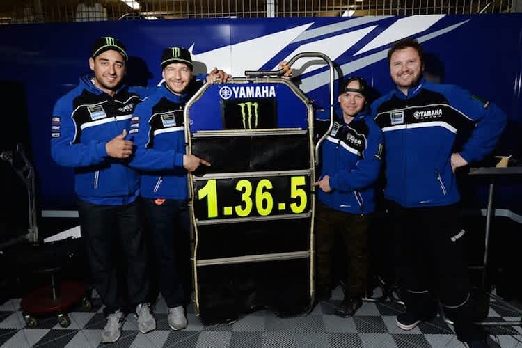 Yamaha Austria fuhr im Qualifying einen neuen Le Mans-Rundenrekord
