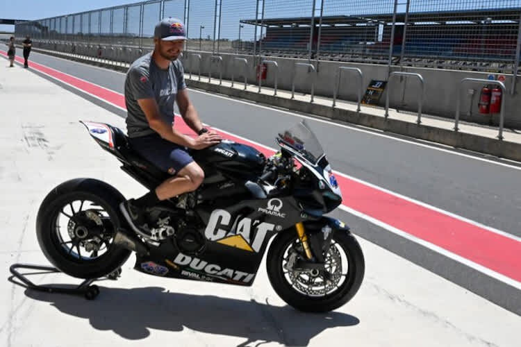 Jack Miller auf der Panigale V4R
