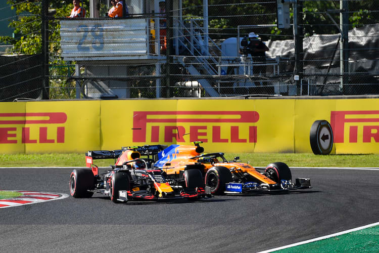 Albon drängelt sich an Norris vorbei