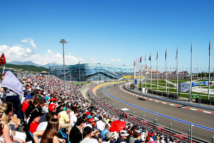 Freundliches Wetter in Sotschi