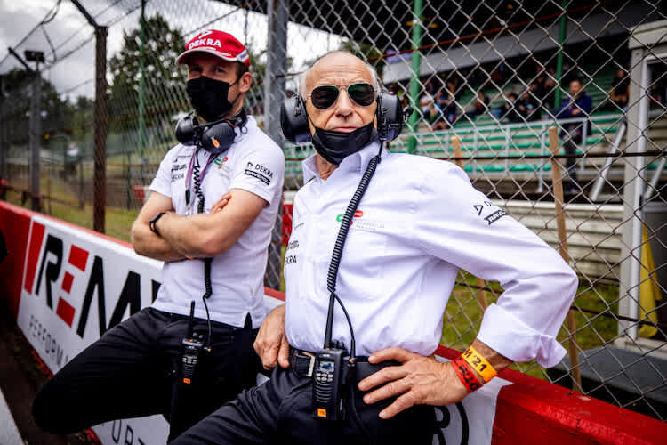 Peter Mücke mit Sohn Stefan