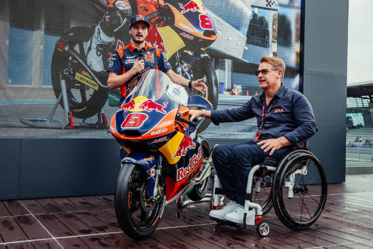 Jack Miller mit KTM-Sportchef Pit Beirer