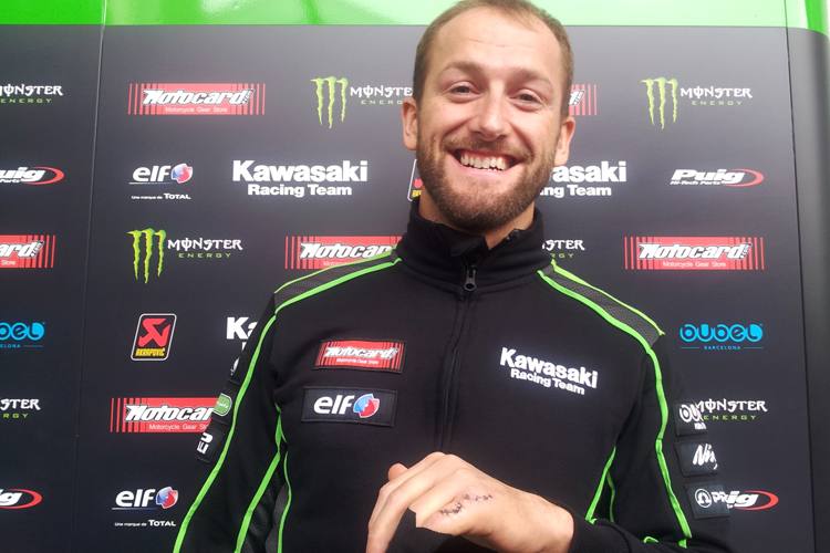 Tom Sykes posierte für SPEEDWEEK.com