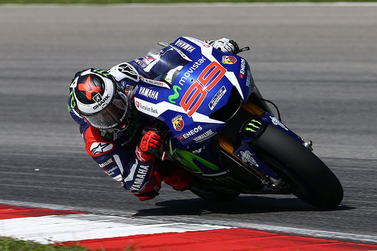 Jorge Lorenzo legte am Montag eine überlegene Bestzeit vor