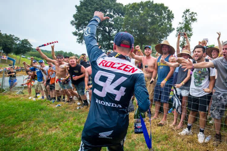 Ken Roczen verpasste den Tagessiegin Budds Creek knapp
