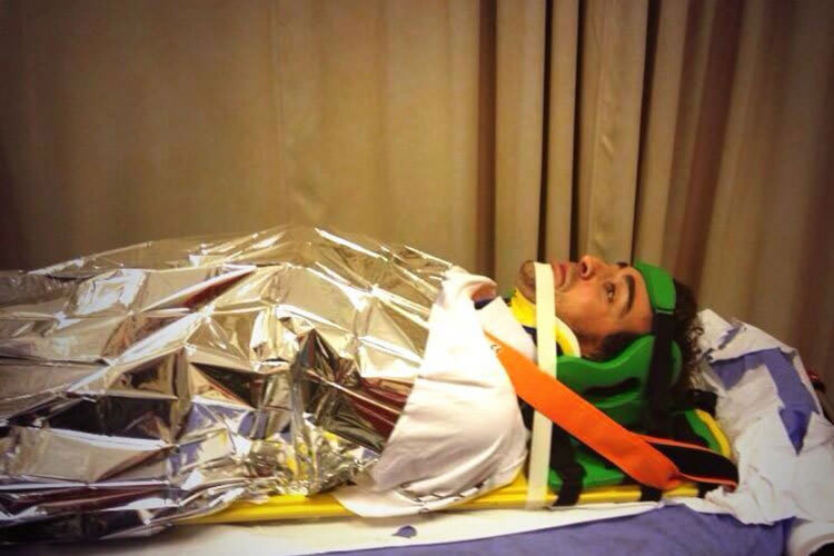 Fernando Alonso wurde im Streckenhospital untersucht