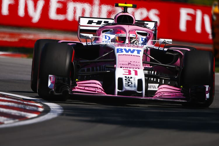 Force-India-Fahrer Esteban Ocon in Montreal
