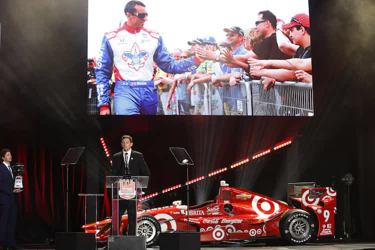 Stefan Wilson im August 2015 bei einer Ehrung für seinen verstorbenen Bruder Justin Wilson