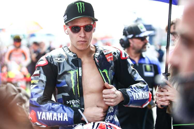 Fabio Quartararo: Schmerzen in den Unterarmen