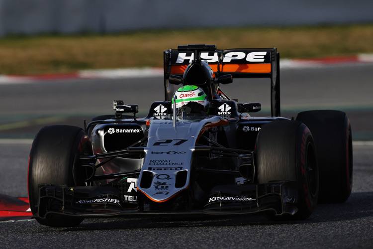 Nico Hülkenberg (Force India) ist derzeit der schnellste Mann