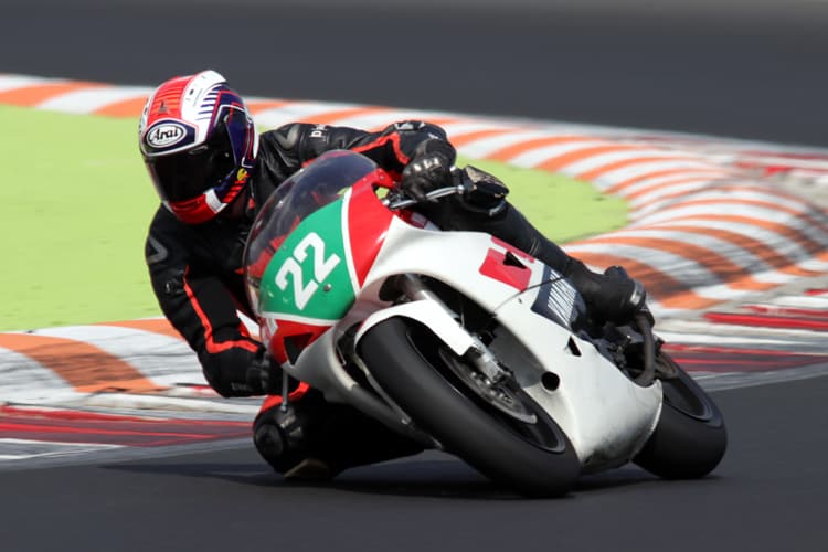 Hans-Peter Loda startet in der Grand Prix Zweitakt-Klasse