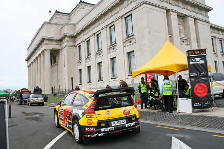 Petter Solberg beim Shakedown in Neuseeland