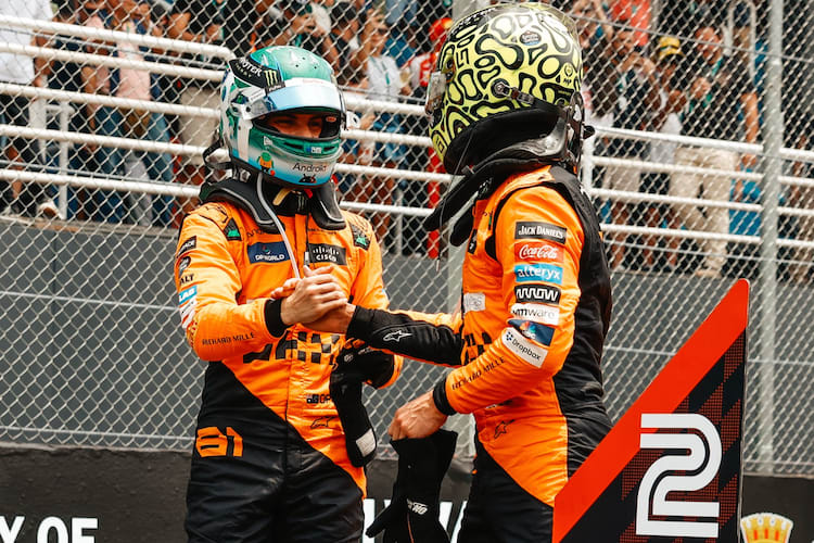 Oscar Piastri und Lando Norris