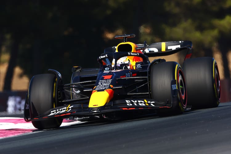 Max Verstappen auf dem Weg zum Sieg