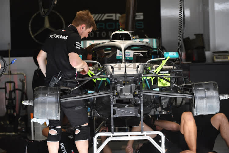 Entscheidendes Element: Die Aufhängung eines Formel 1-Autos 