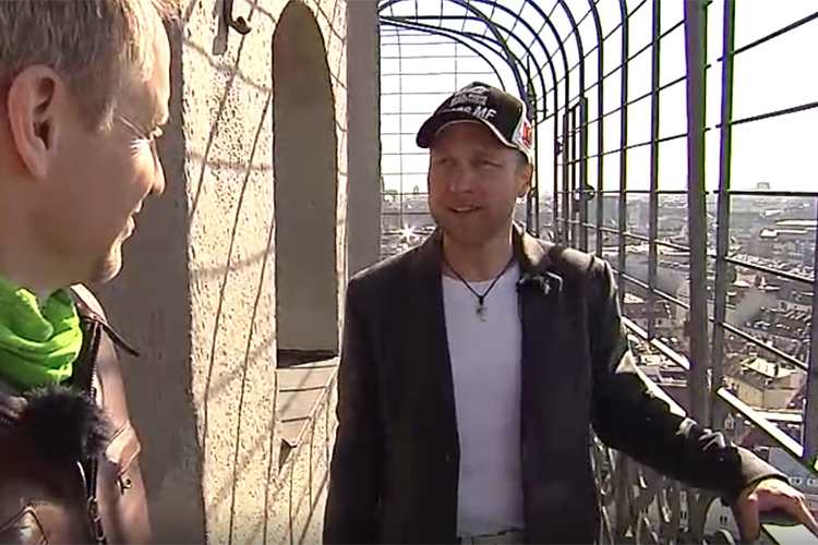 Martin Smolinski (re.) auf dem «Alten Peter»