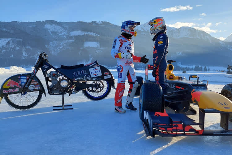 Eisspeedway trifft auf Formel 1