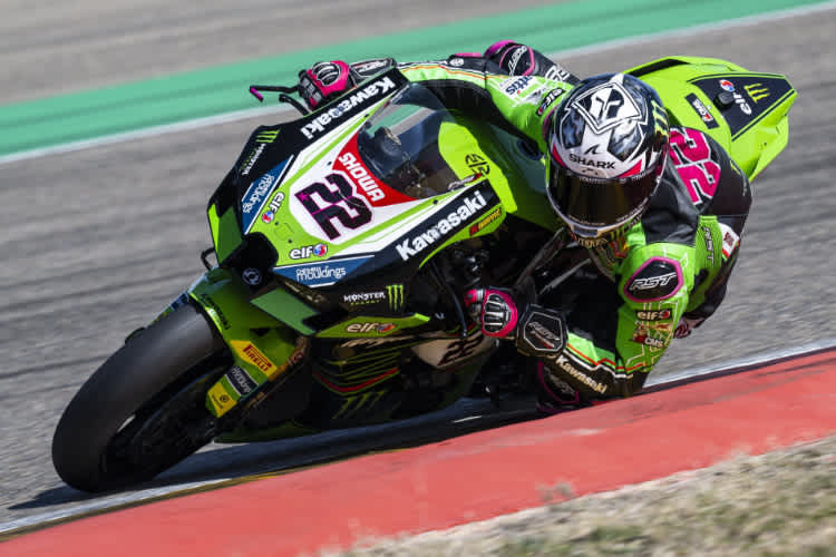 Kawasaki-Werksfahrer Alex Lowes