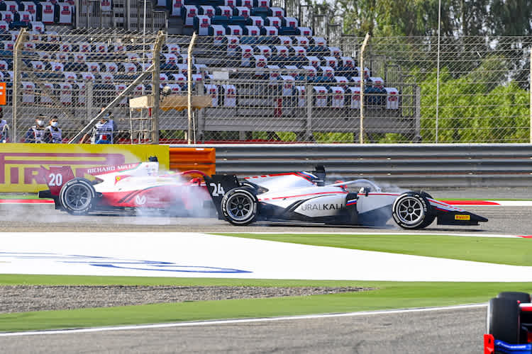 Nikita Mazepin und Mick Schumacher