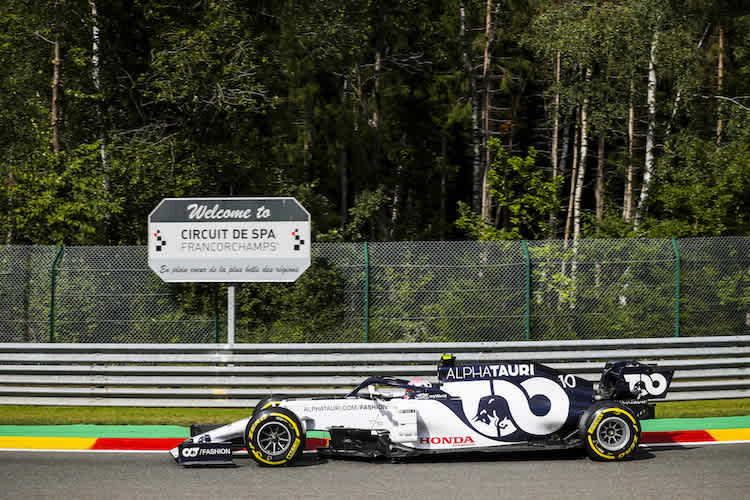 Pierre Gasly 2020 in Belgien