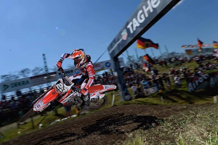 Henry Jacobi bei seinem Heimrennen in Teutschenthal