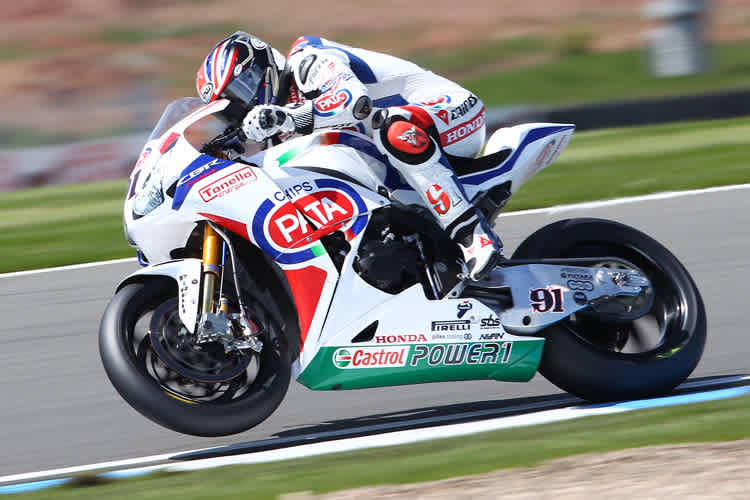 Leon Haslam glaubt an das Potenzial der Honda Fireblade