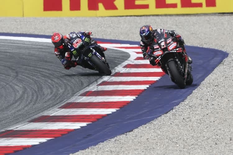 Jorge Martin hatte bei seiner Aprilia mit den Devices zu kämpfen