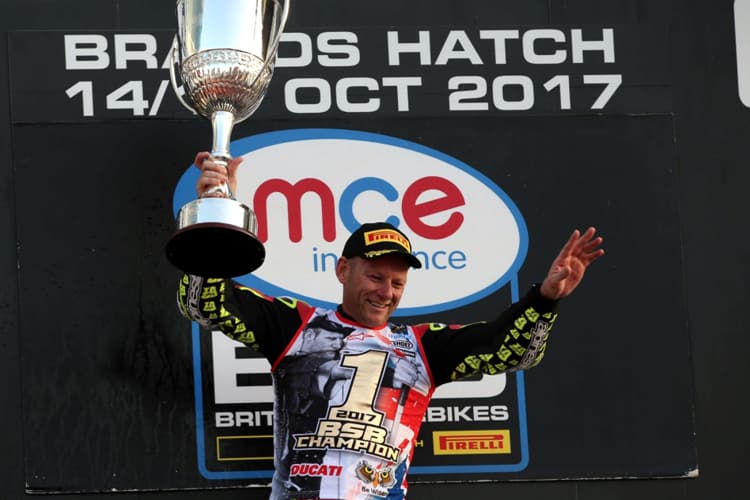 Shane Byrne feierte in Brands Hatch seinen sechsten BSB-Titelgewinn