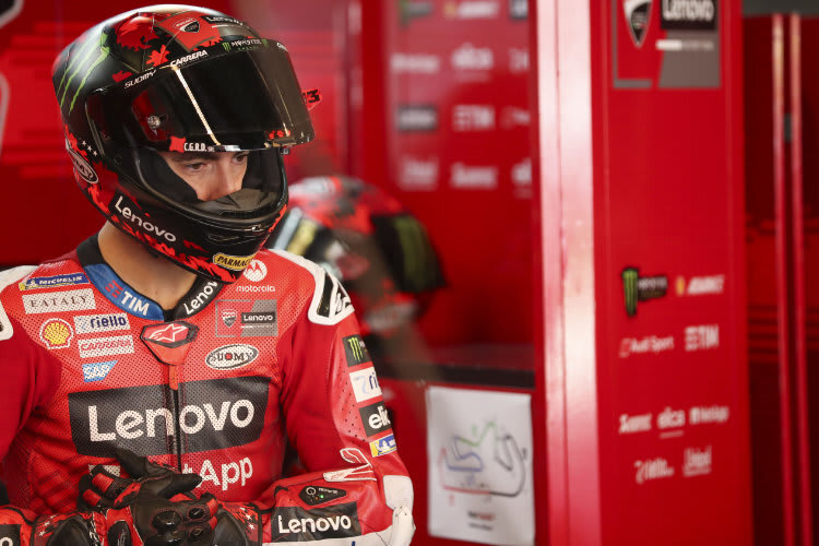 Pecco Bagnaia ließ Galgenhumor durchklingen