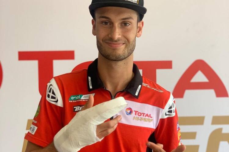 Lukas Tulovic kam trotz des Bruchs recht glimpflich davon