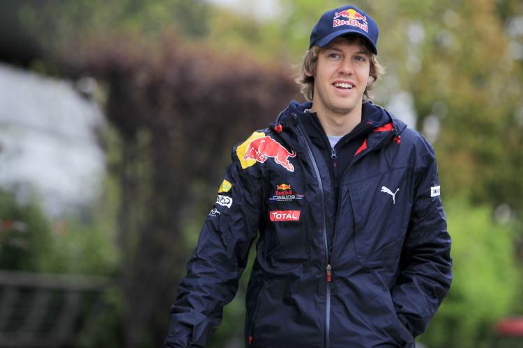 Sebastian Vettel in Shanghai