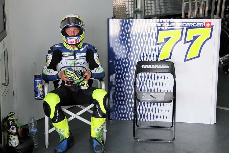 MotorLand Aragón: Domi Aegerter in der Technomag-Box
