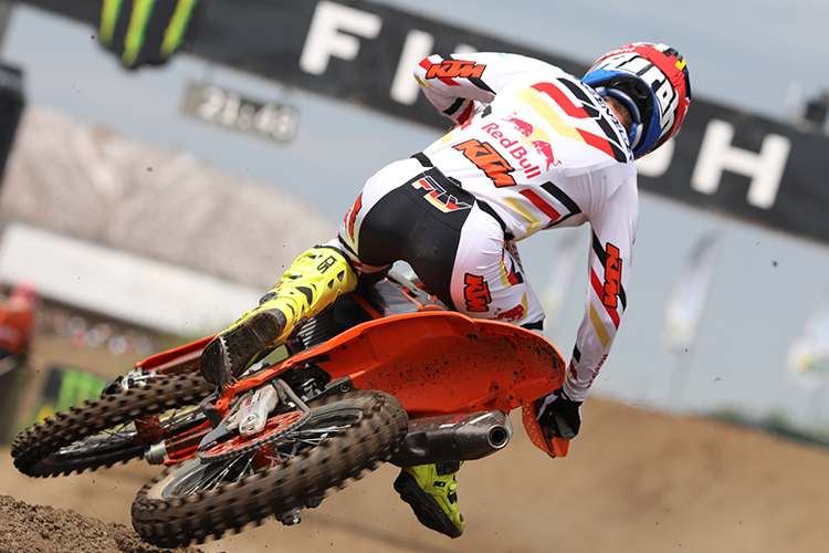 Simon Längenfelder bei seinem Heim-Grand-Prix