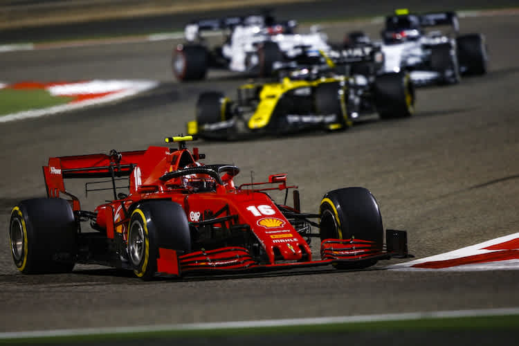 Charles Leclerc im Ferrari