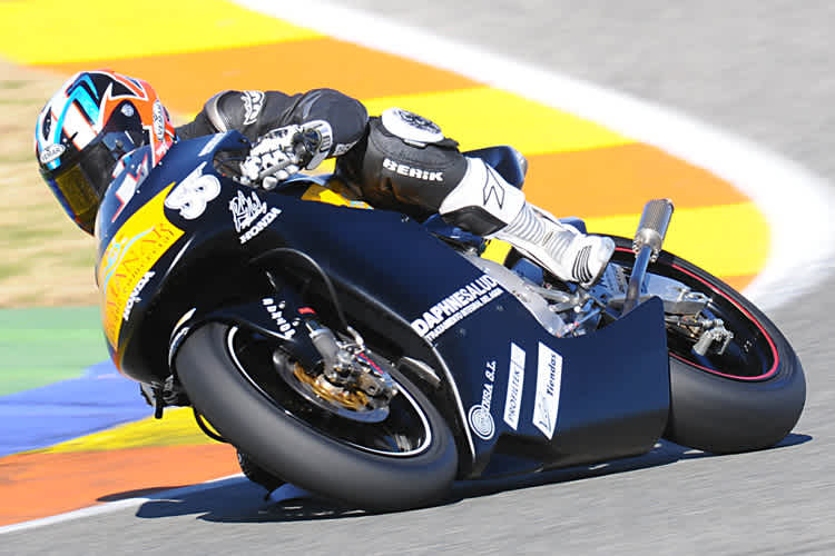 3/10 sec hinter Simoncelli: Héctor Faubel